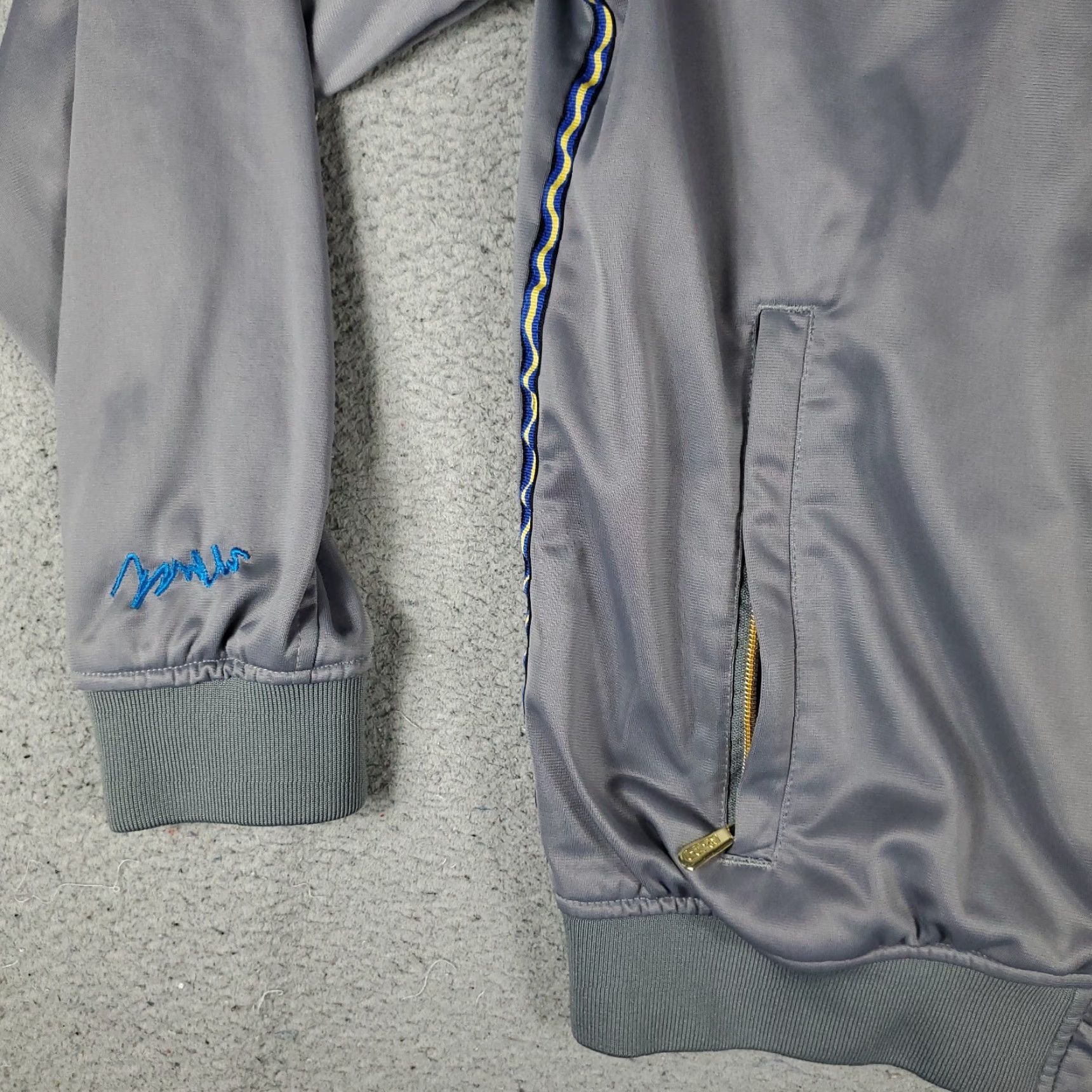 Coogi COOGI Jacket Mens 2XL Gray Full Zip Up Track Sweater Sweatshirt Size US XXL / EU 58 / 5 - 3 Thumbnail