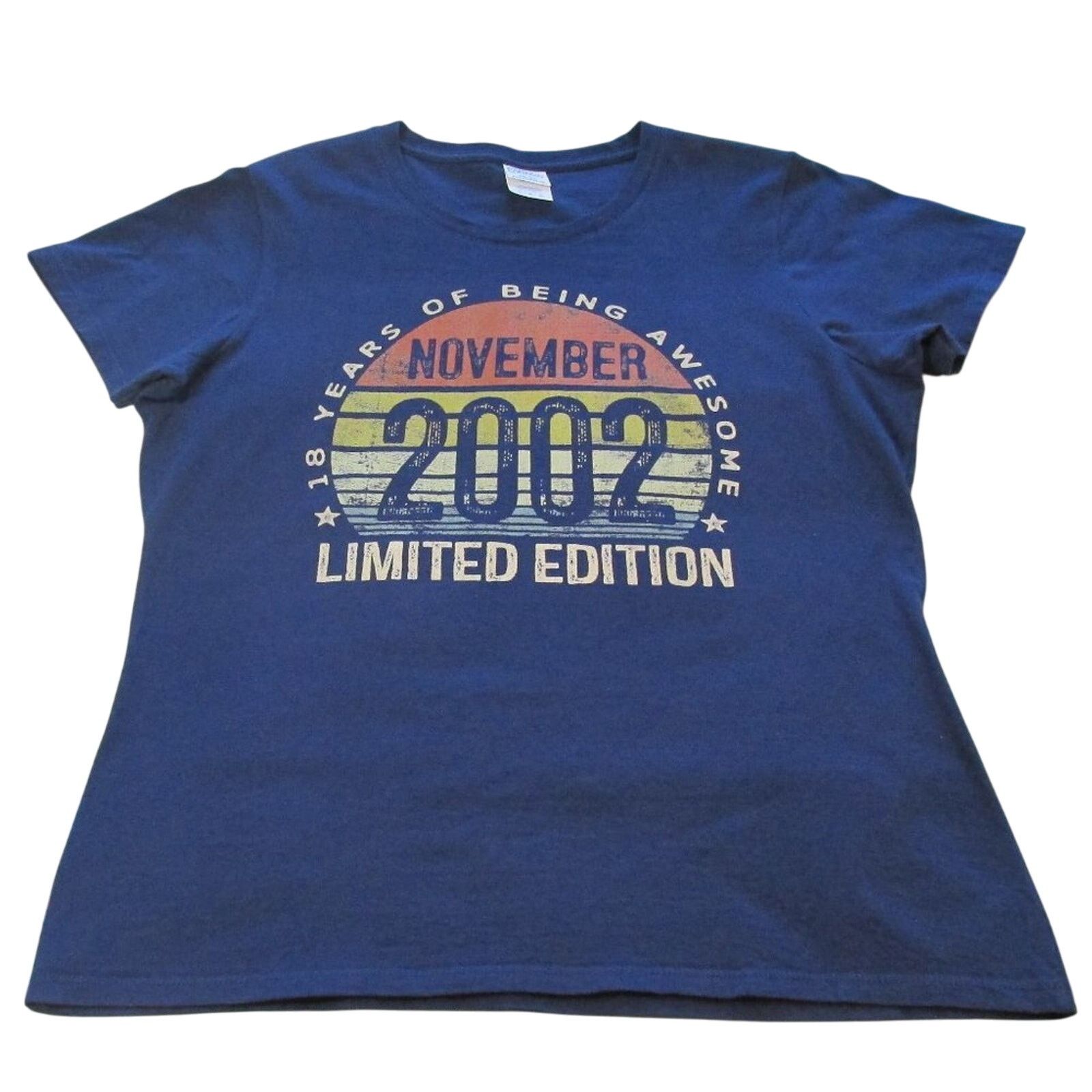 Other Port & Company 18 Years November 2002 Short Sleeve Shirt Size L / US 10 / IT 46 - 1 Thumbnail