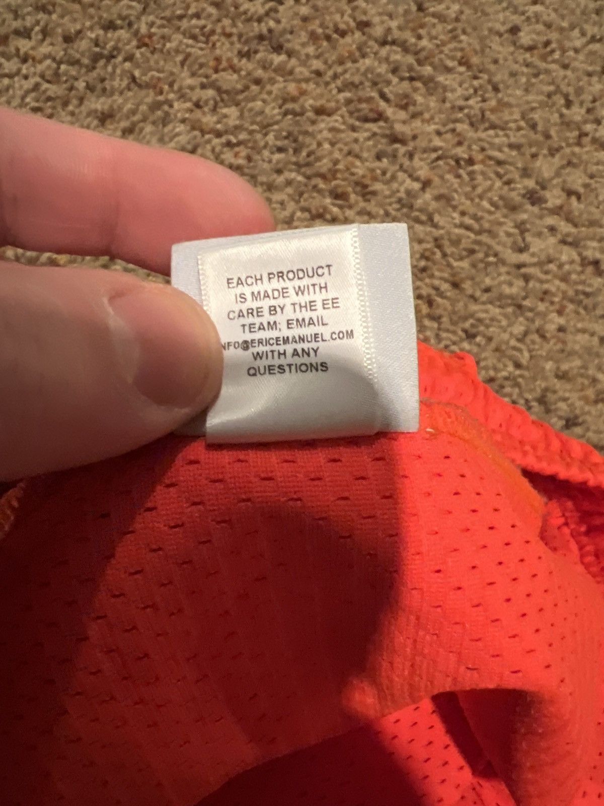 Eric Emanuel Eric Emanuel EE Basic Short Orange/Green Size M Size US 32 / EU 48 - 7 Thumbnail
