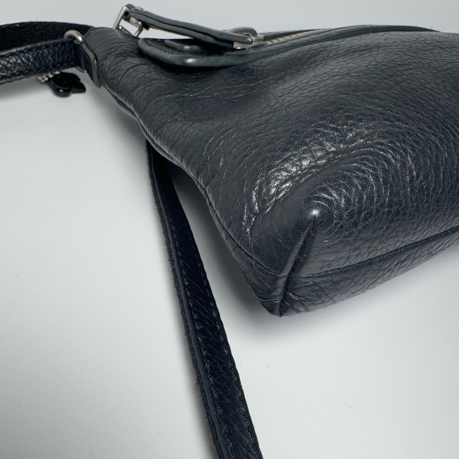Fossil Fossil Dawson Crossbody Black Pebble Leather w/Key Crossbody Size ONE SIZE - 12 Thumbnail