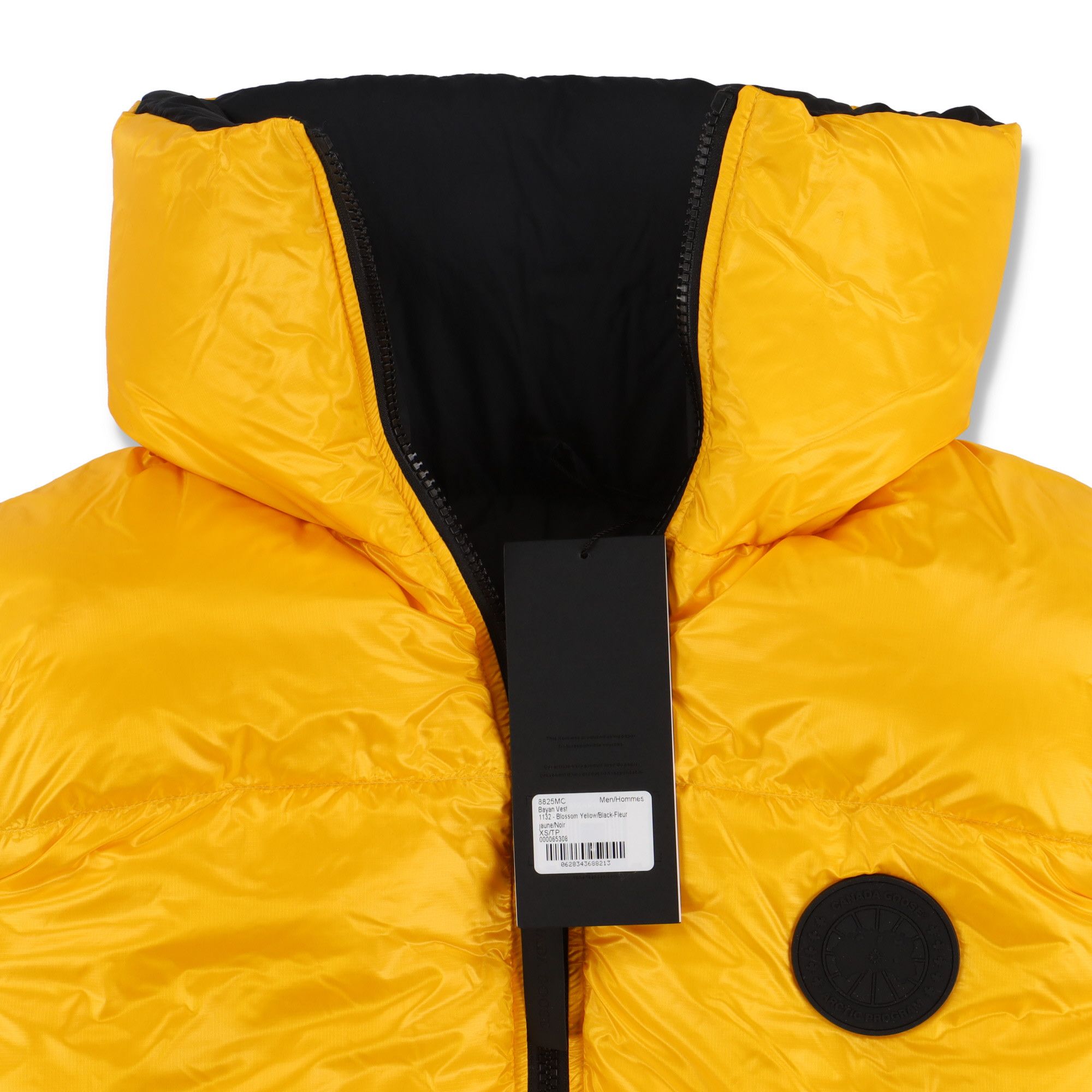 ANGEL CHEN × Canada Goose Black and Yellow Reversible Bayan Puffer Vest Size US XS / EU 42 / 0 - 3 Thumbnail