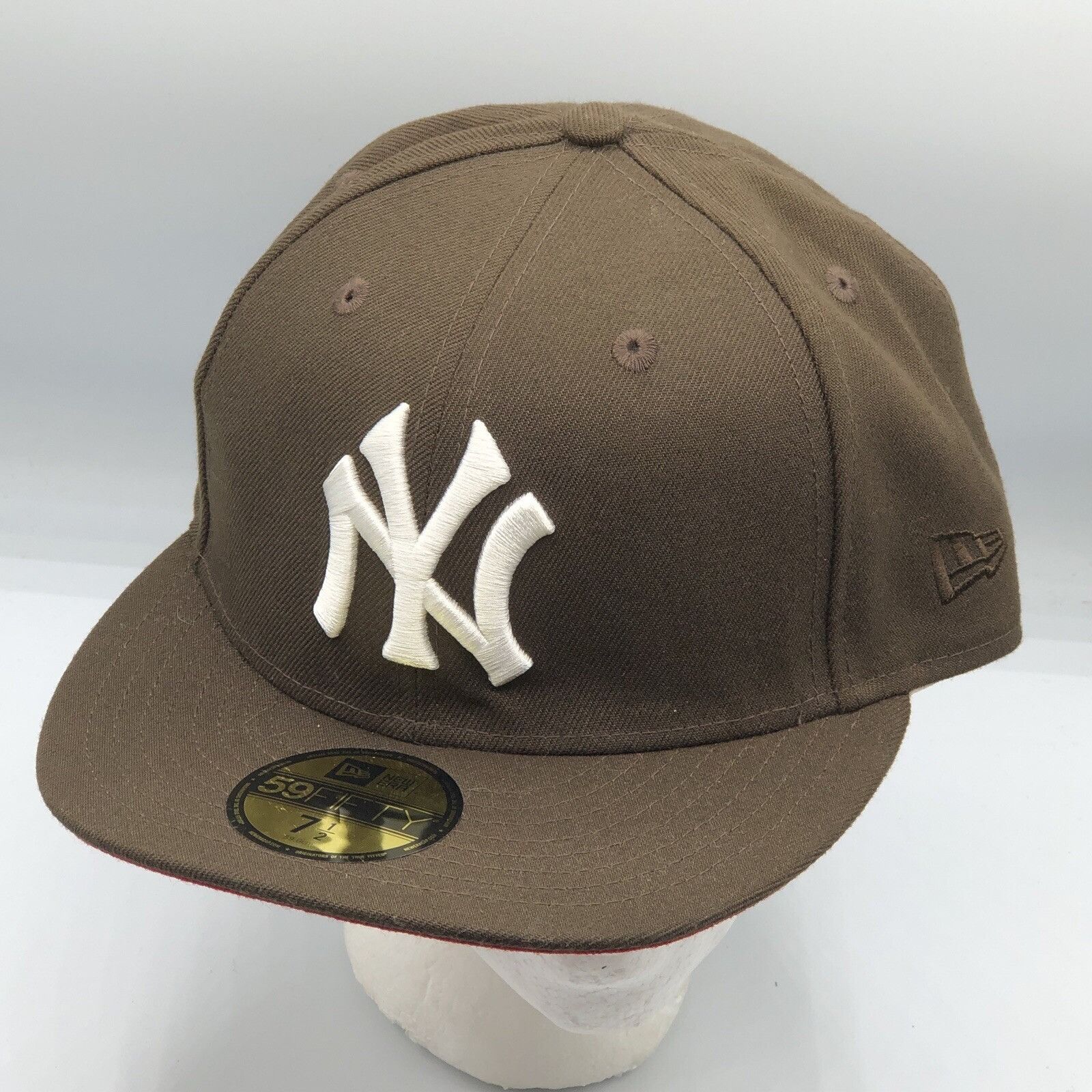 New Era New York Yankees New Era 1950 World Series Brown Fitted Hat Size ONE SIZE - 6 Thumbnail