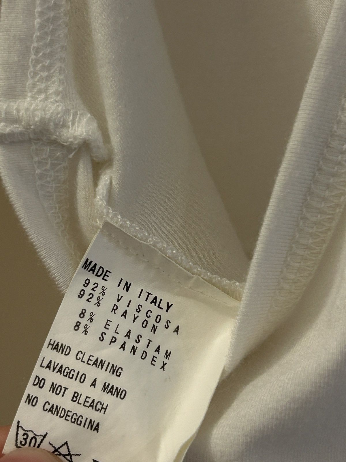 Dirk Bikkembergs 2000s mainline mesh inserts tanktop with "7" back motif Size S / US 4 / IT 40 - 10 Thumbnail