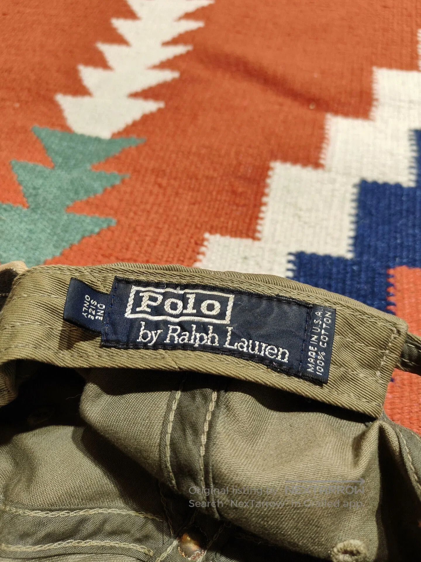 RRL Ralph Lauren Vintage Polo Ralph Lauren Baseball Cap. Size ONE SIZE - 4 Thumbnail