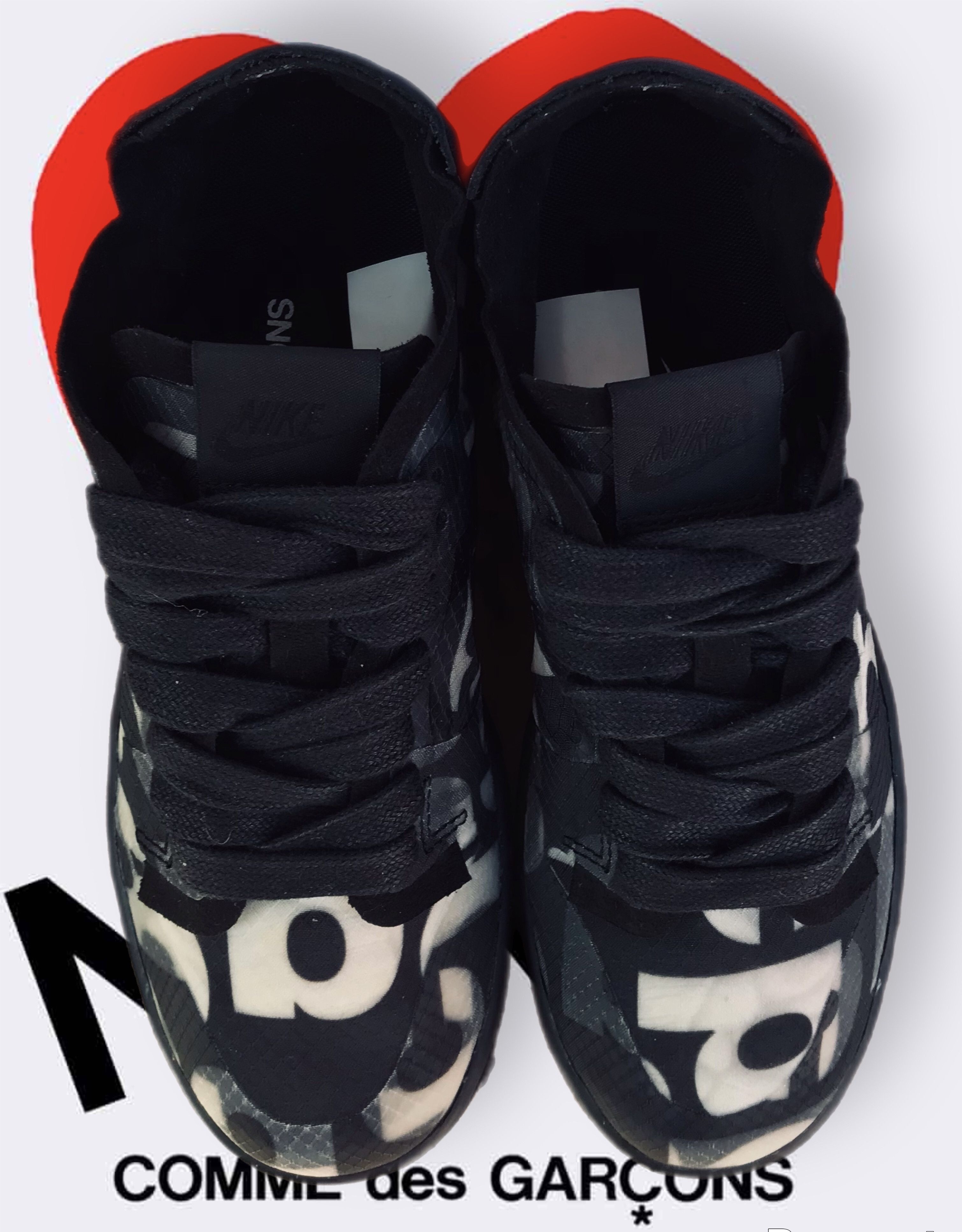 Comme des Garcons × Nike Nike Dunk Low x Comme des Garçons Monogram CZ2675-001 CDG Size US 5 / IT 35 - 7 Thumbnail