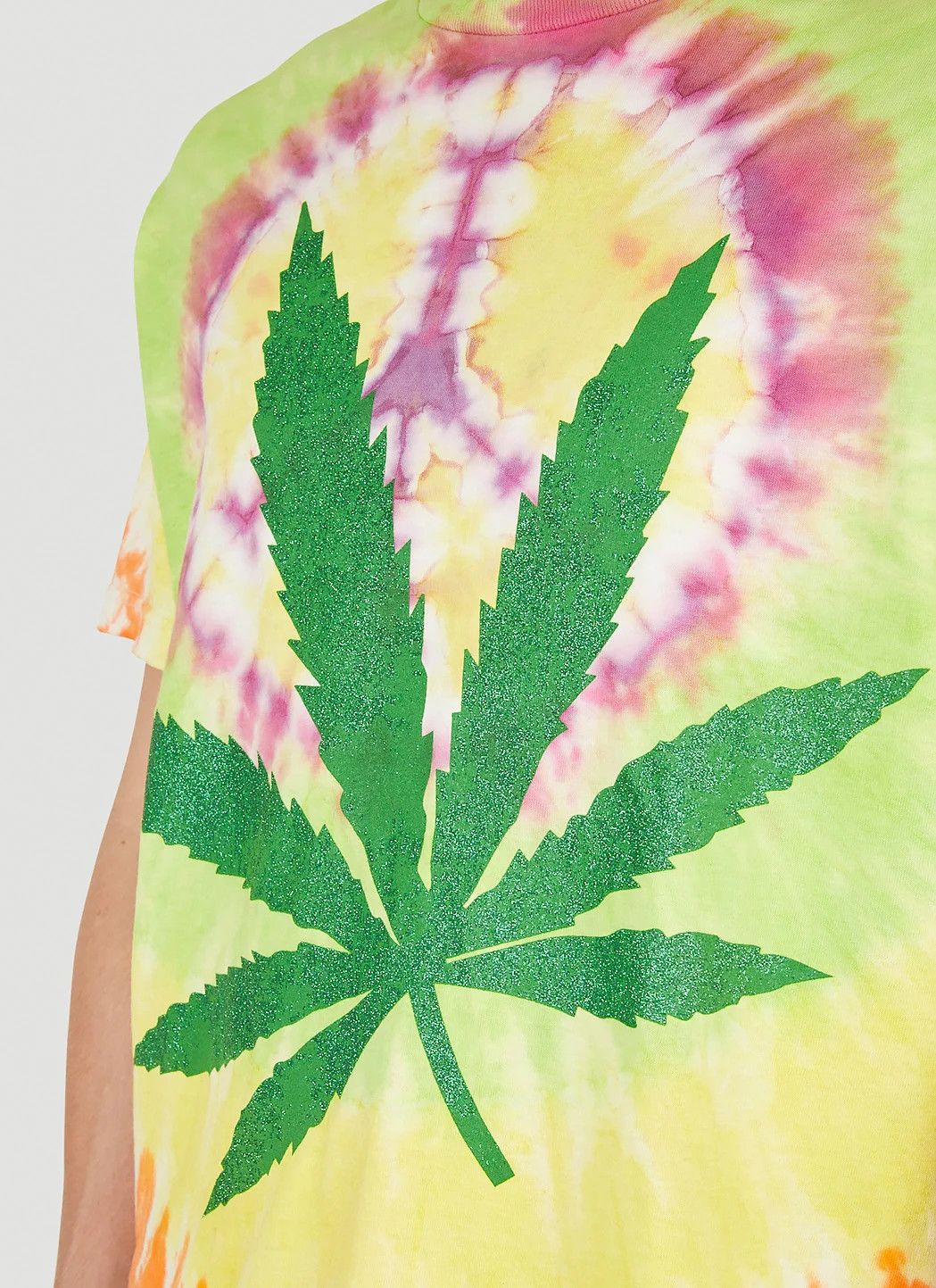 Gallery Dept. o1mle0326 Weed Tee Shirt Tie Dye in Multicolor Size US XL / EU 56 / 4 - 6 Thumbnail