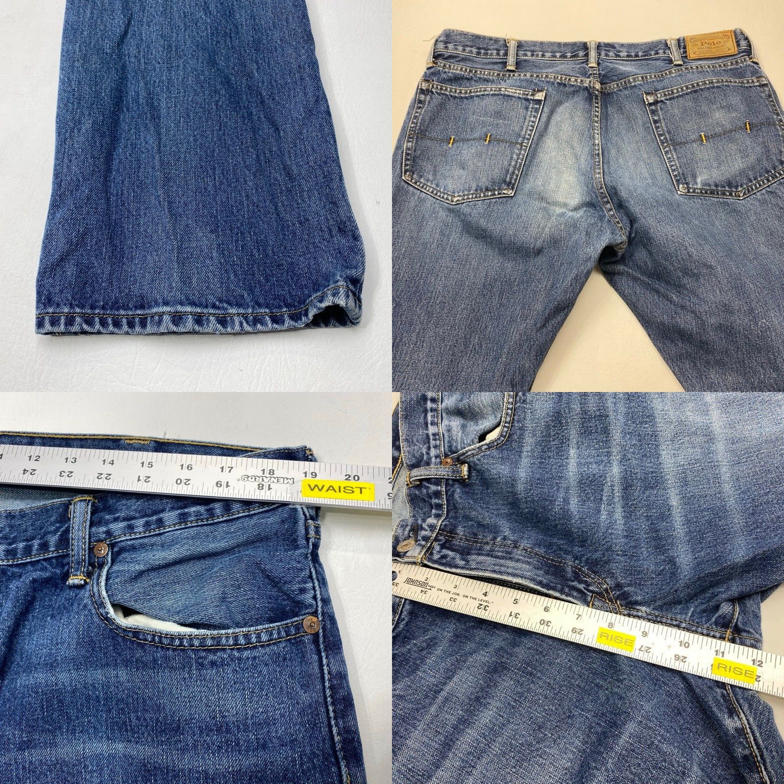 Polo Ralph Lauren Polo Ralph Lauren Selvedge Jeans Mens 38x32 Blue Redline Varick Slim Straight Size US M / EU 48-50 / 2 - 9 Thumbnail