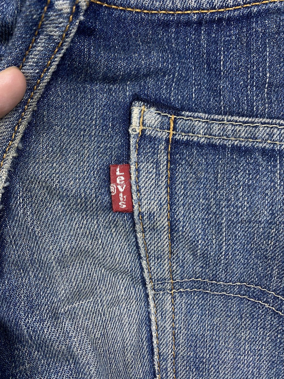 Levi's Vintage Levi’s 502 Distressed Denim Jeans Size US 33 - 13 Thumbnail
