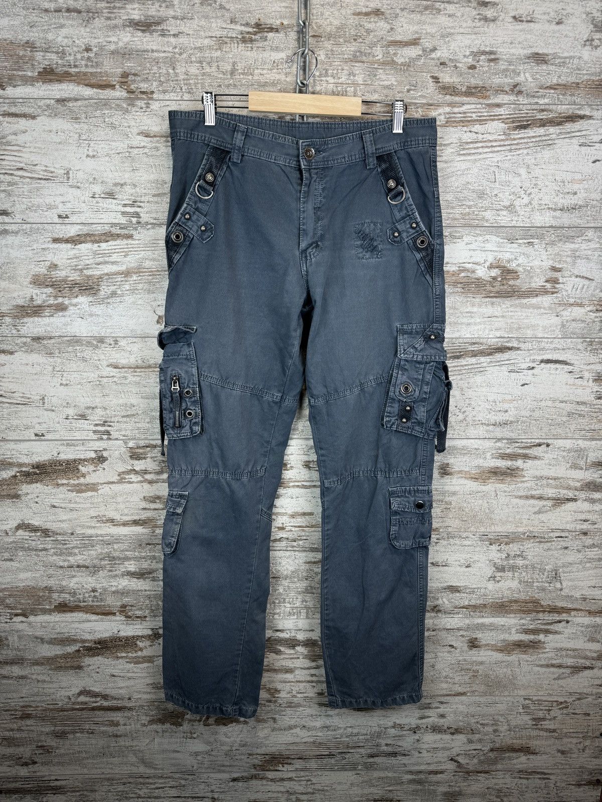 Japanese Brand × Vintage Mens Vintage opium cargo pants Japanese style y2k Size US 34 / EU 50 - 1 Thumbnail