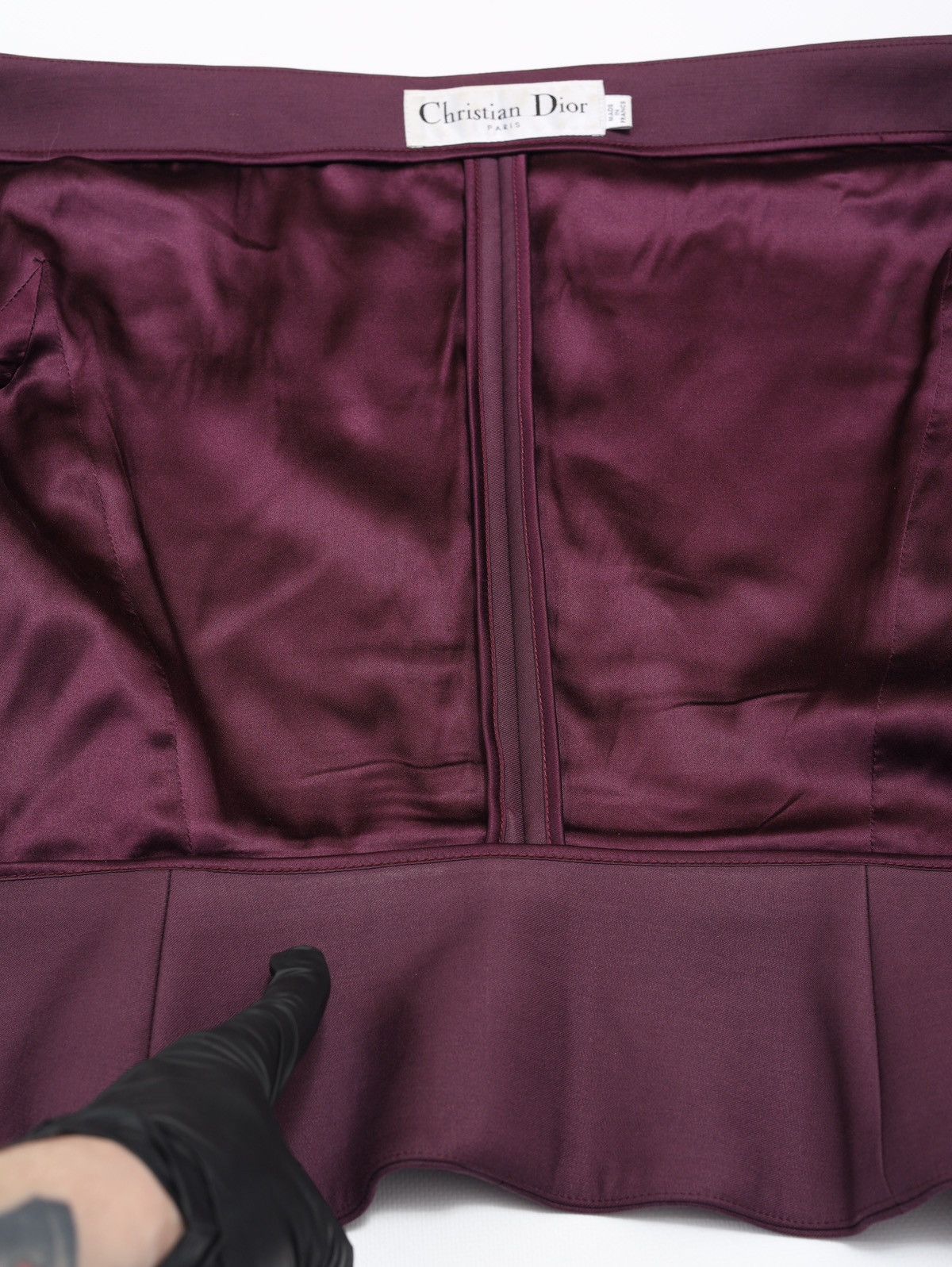 Christian Dior Monsieur Christian Dior Evening Jacket Purple Wool Blazer Vintage Size M / US 6-8 / IT 42-44 - 14 Thumbnail