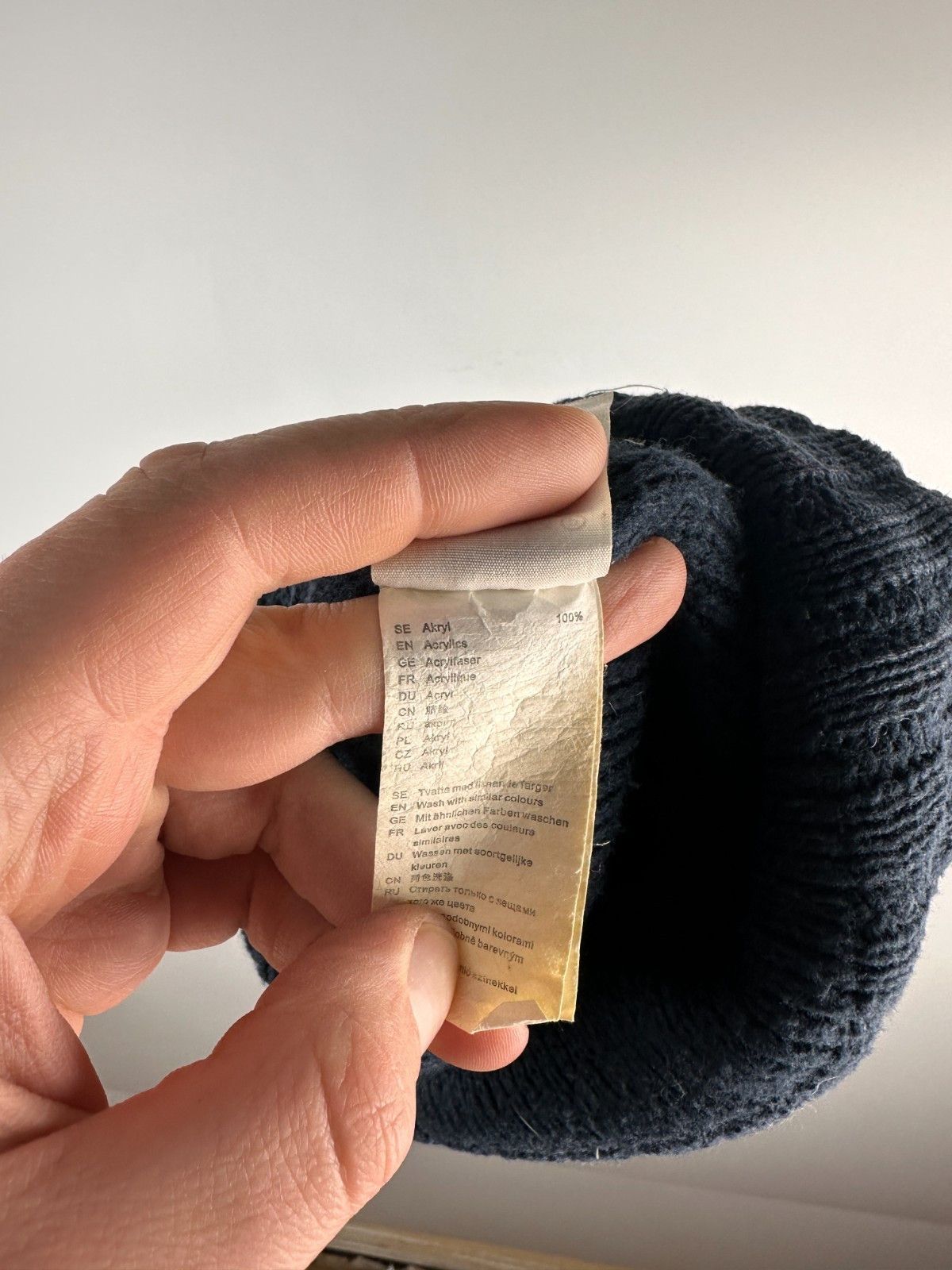 Fjallraven Fjallraven Pom Hat Blue White One Size Size ONE SIZE - 7 Thumbnail