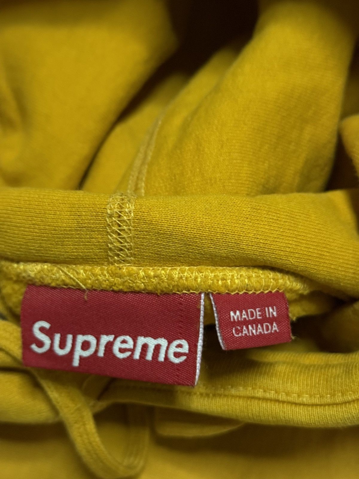 Supreme Supreme fw11 mustard box logo hoodie Size US L / EU 52-54 / 3 - 4 Thumbnail