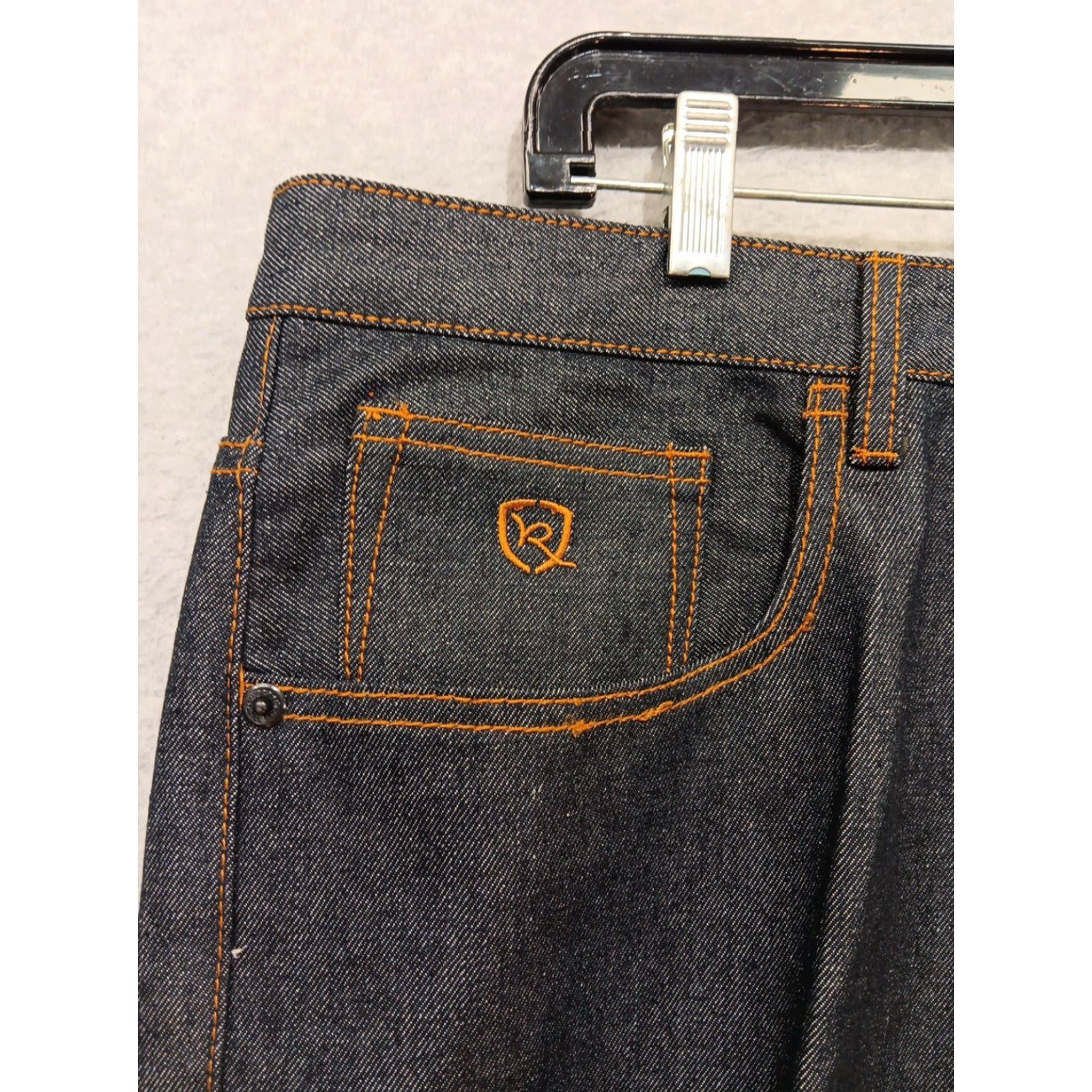 Rocawear Rocawear Jeans Baggy Dark Wash 40x33 Mens Wide-Leg NWOT Logo Pockets Size US 40 / EU 56 - 3 Thumbnail