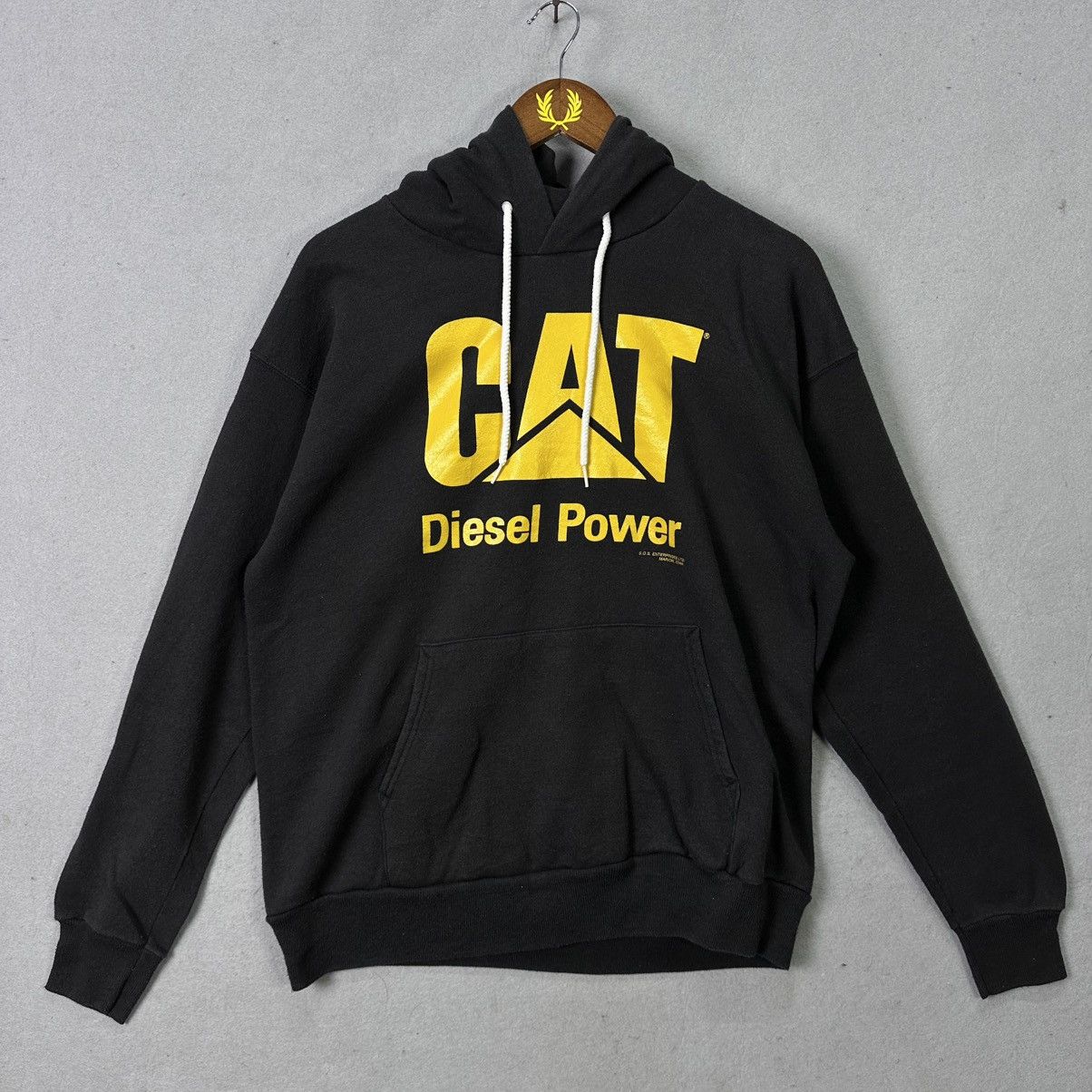 Caterpillar Vintage CAT Diesel Power Hoodie Caterpillar Workwear Size US L / EU 52-54 / 3 - 1 Thumbnail
