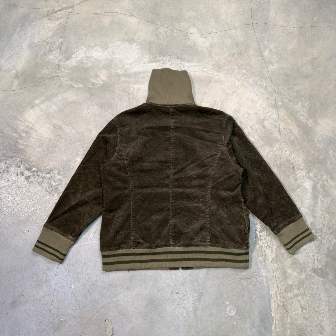 Beauty Beast paleo2 Vintage Corduroy Bomber Jacket - Earth Tone Brown Size US L / EU 52-54 / 3 - 3 Thumbnail