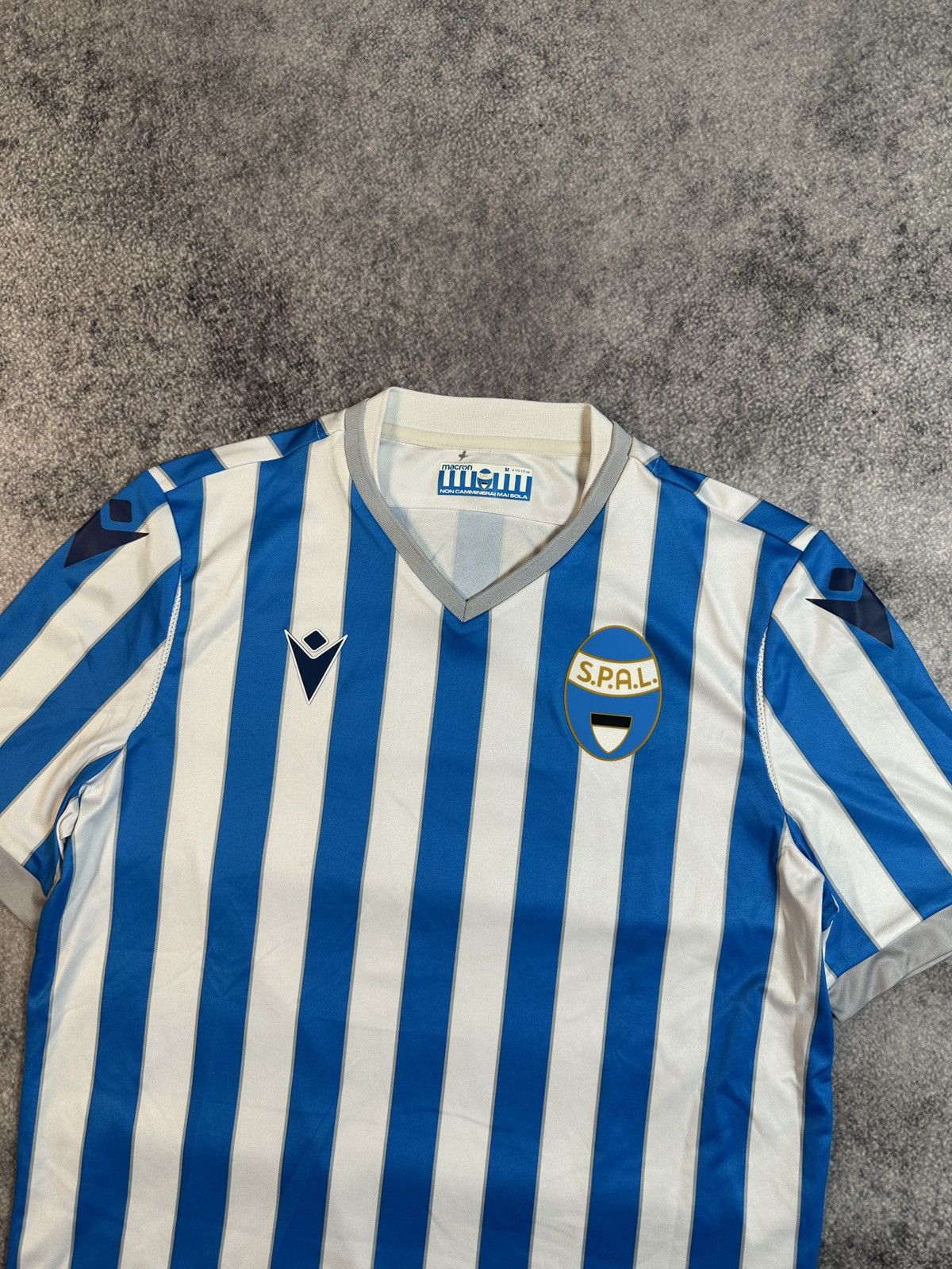 Macron Macron S.P.A.L FC Soccer Jersey Rare Streetwear Casual M Size US M / EU 48-50 / 2 - 2 Thumbnail