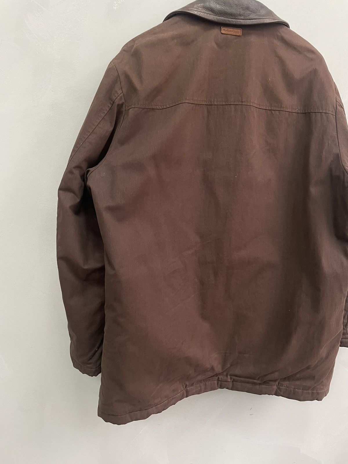 Marlboro × Marlboro Classics × Vintage Vintage Marlboro Classics Brown Jacket Made Italy Coat Size US M / EU 48-50 / 2 - 11 Thumbnail