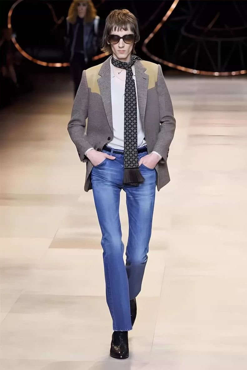 Celine Celine 007 Washed Blue Mini Flared Jeans 2503-Nextarrow Size US 31 - 7 Thumbnail
