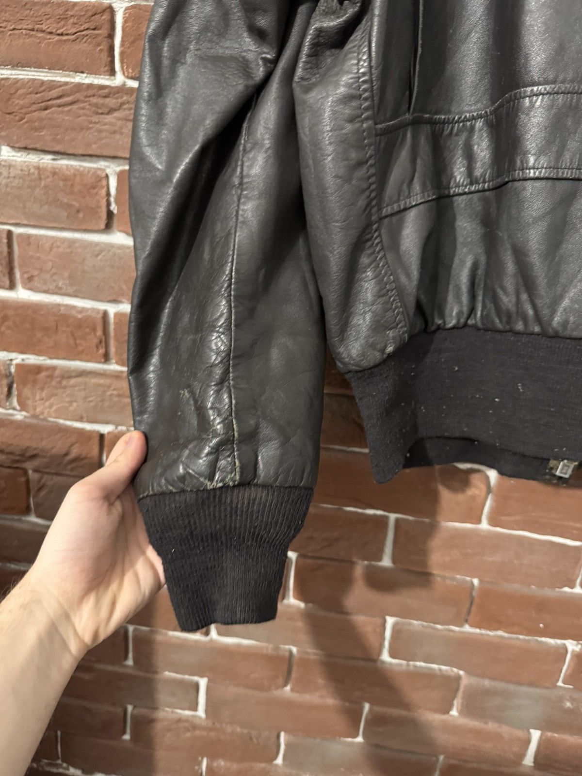 Leather Vintage High Quality Casual Leather Jacket Rare Rock Roll Size US XL / EU 56 / 4 - 20 Thumbnail