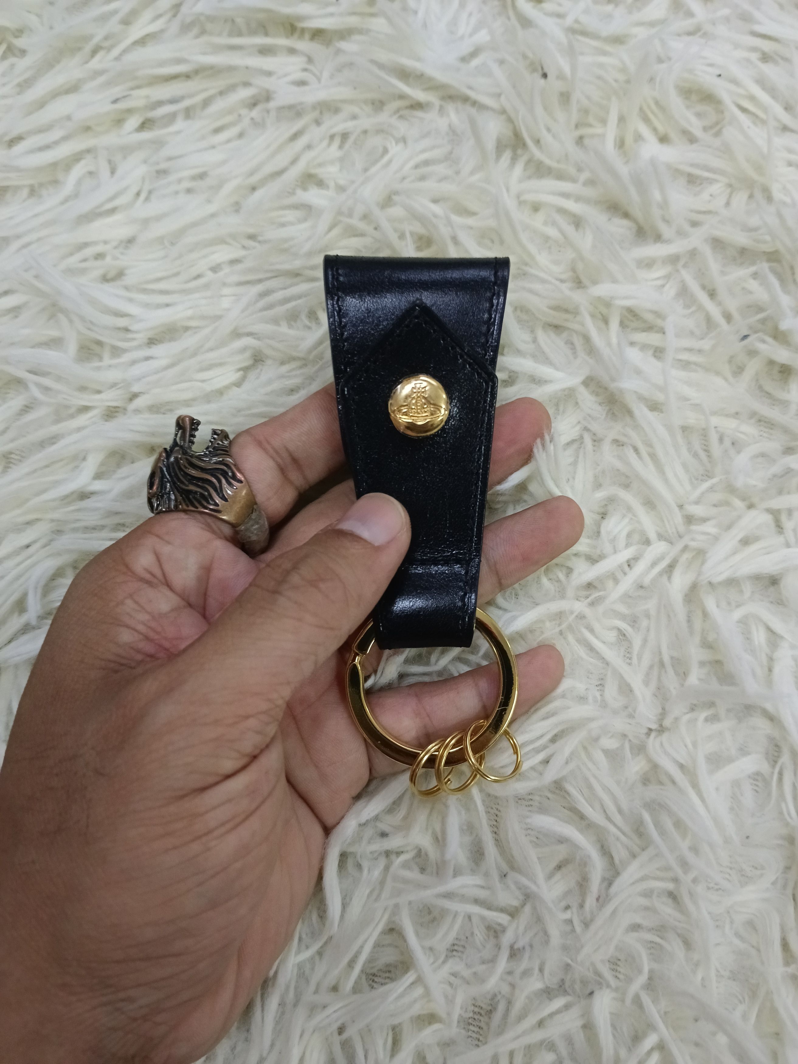 Vivienne Westwood VIVIENNE WESTWOOD LEATHER KEY RING Size ONE SIZE - 1 Thumbnail