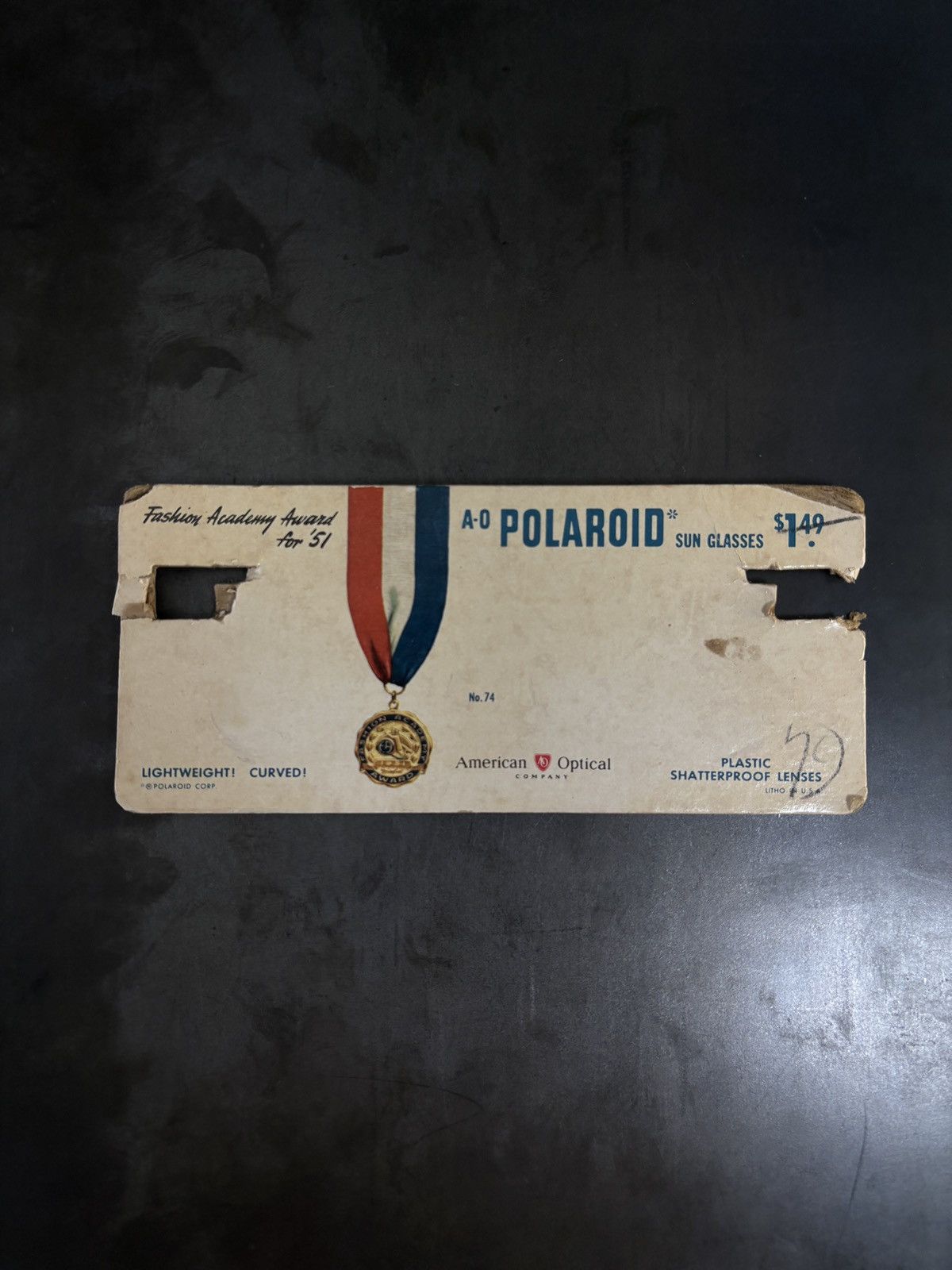 American Optical × Polaroid × Vintage 1950s American Optical Sunglasses True Vintage Polaroid 1951 Size ONE SIZE - 5 Thumbnail