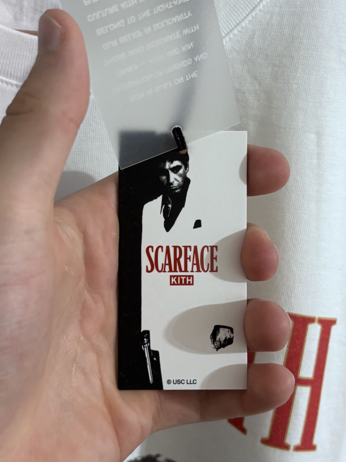 Kith x Scarface Film Poster Vintage Tee - White