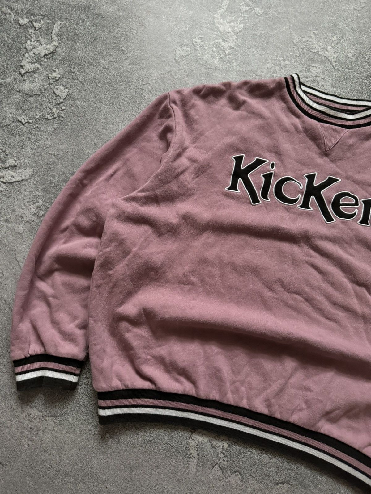 Kickers × Vintage Kickers M big logo sweatshirt jumper pullover long sleeve Size US M / EU 48-50 / 2 - 6 Thumbnail