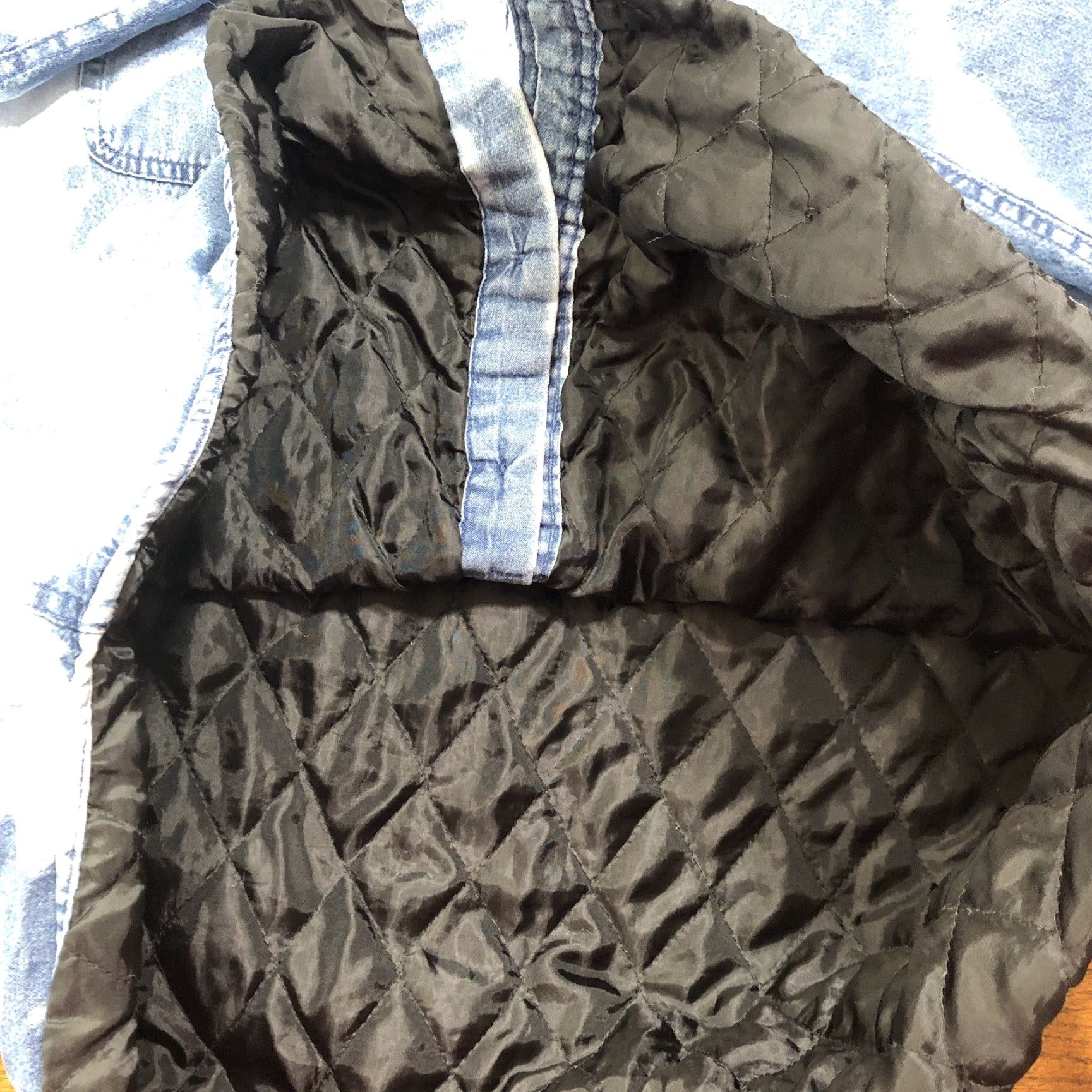 Wrangler Wrangler Shacket Men XL Denim Shirt Jacket Quilt Pockets Tie Dye Acid Wash 90s 80s Grunge Jacket Mens XL Denim Blue Wool? Size US XL / EU 56 / 4 - 6 Thumbnail
