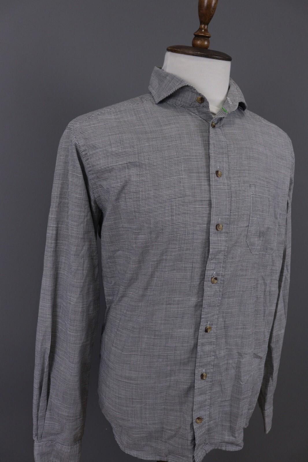 Eton Eton Slim Fit Luxury Printed Gray Dress Shirt Size 42 16.5 Size US M / EU 48-50 / 2 - 5 Thumbnail