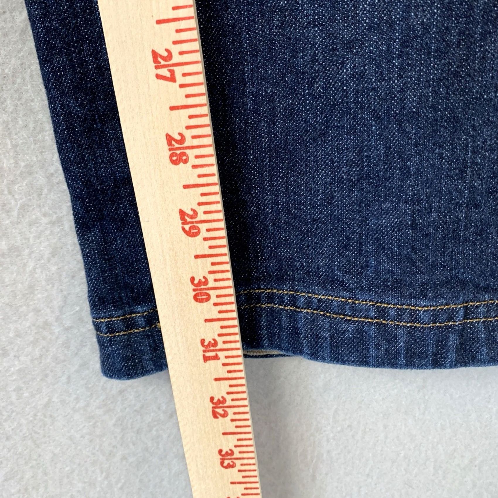 Duluth Trading Company Duluth Trading Co Jeans BallRoom Double Flex Men 38x32 Blue Denim Cotton Blend Regular Straight 5-Pocket Button Zip Vintage No Size US 38 / EU 54 - 5 Thumbnail