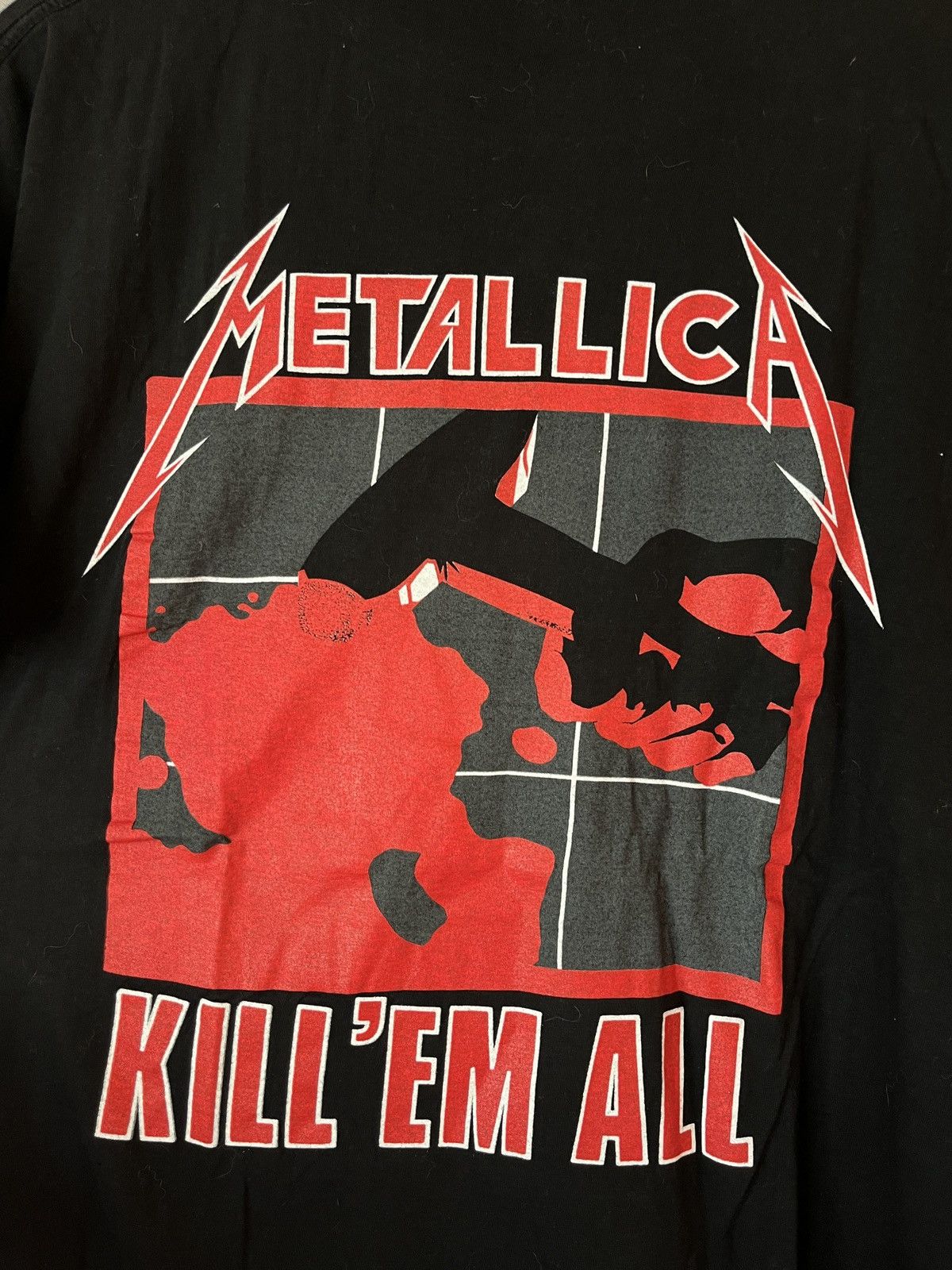 Metallica Metallica 1994 Brockum Ride The Lightning Vintage T-shirt Size US L / EU 52-54 / 3 - 15 Thumbnail