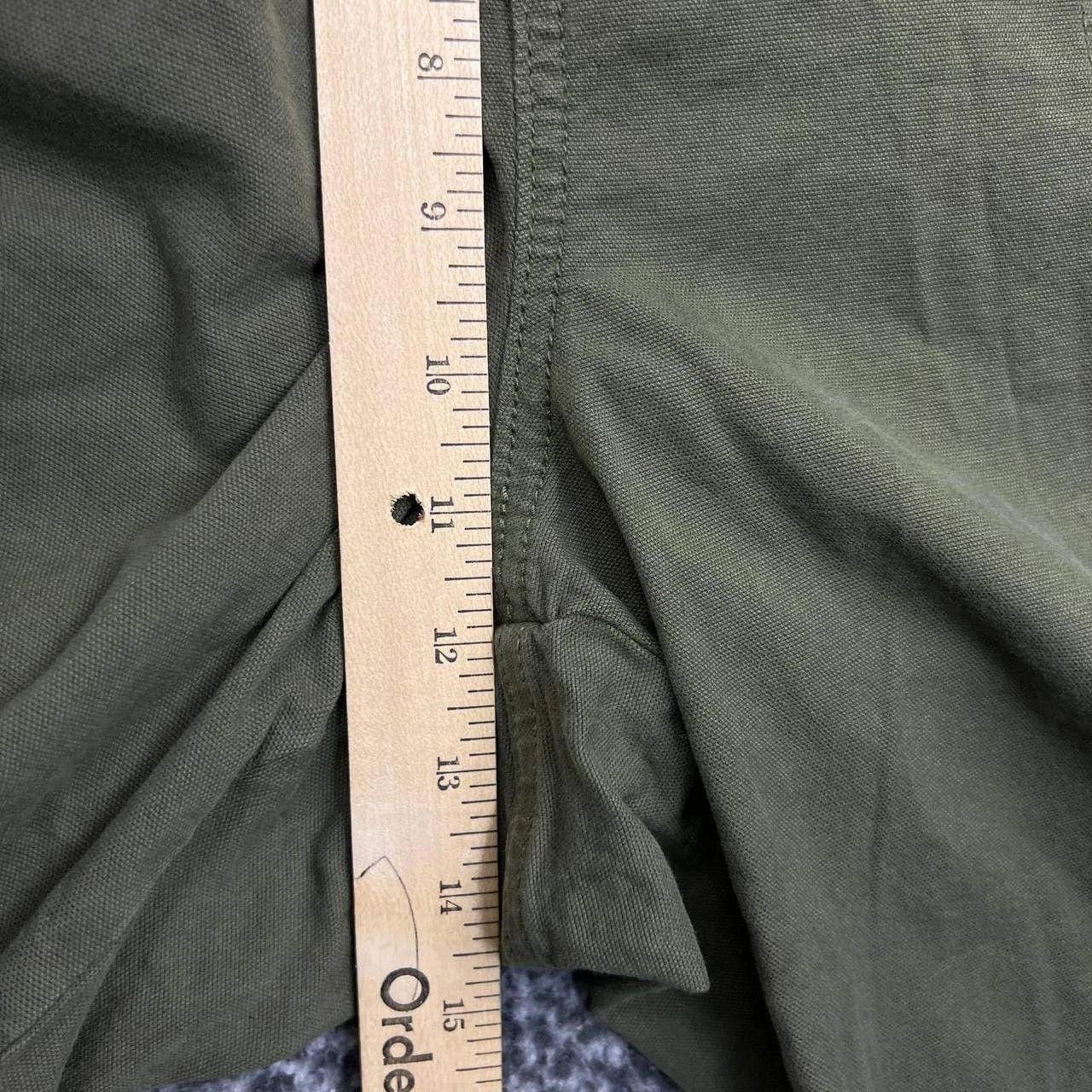 Torrid Torrid Cropped Pants Women 24 Green Pockets Outdoor 48x25 Size 24" / US 00 / IT 34 - 6 Thumbnail
