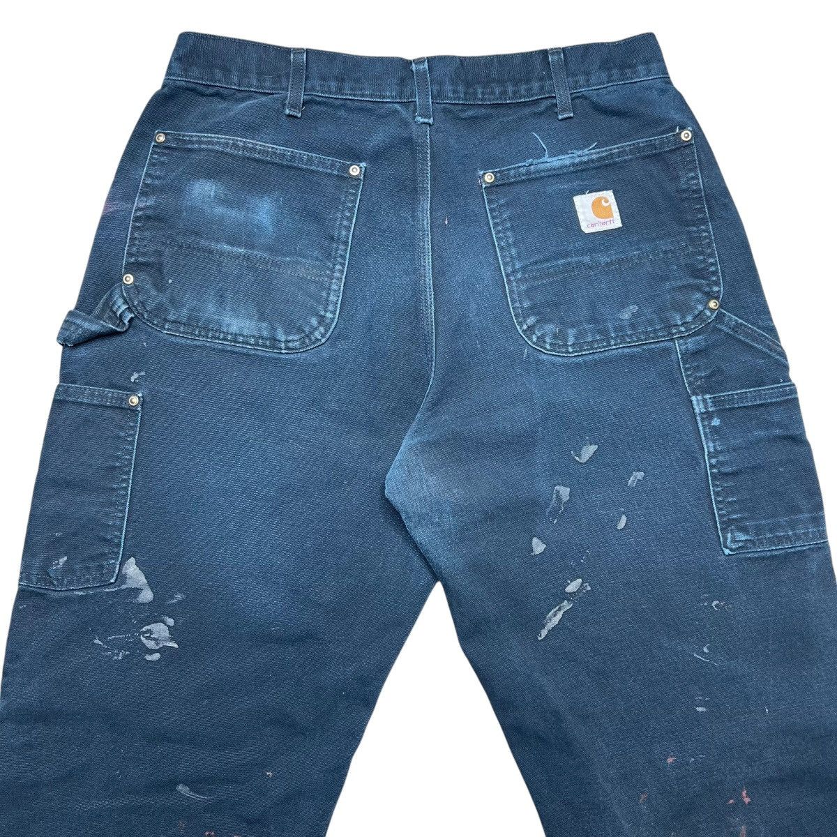Carhartt × Vintage Carhartt Black Double Knee Carpenter Canvas Dungaree Pants Size US 31 - 9 Thumbnail
