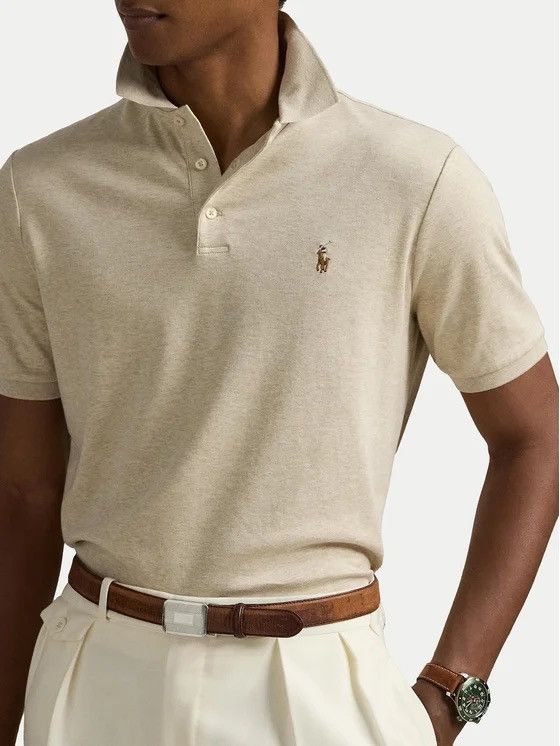 Polo Ralph Lauren 🇺🇸 Polo Ralph Lauren Custom Slim Fit Polo T-Shirt Rare Retro Size US XL / EU 56 / 4 - 2 Thumbnail