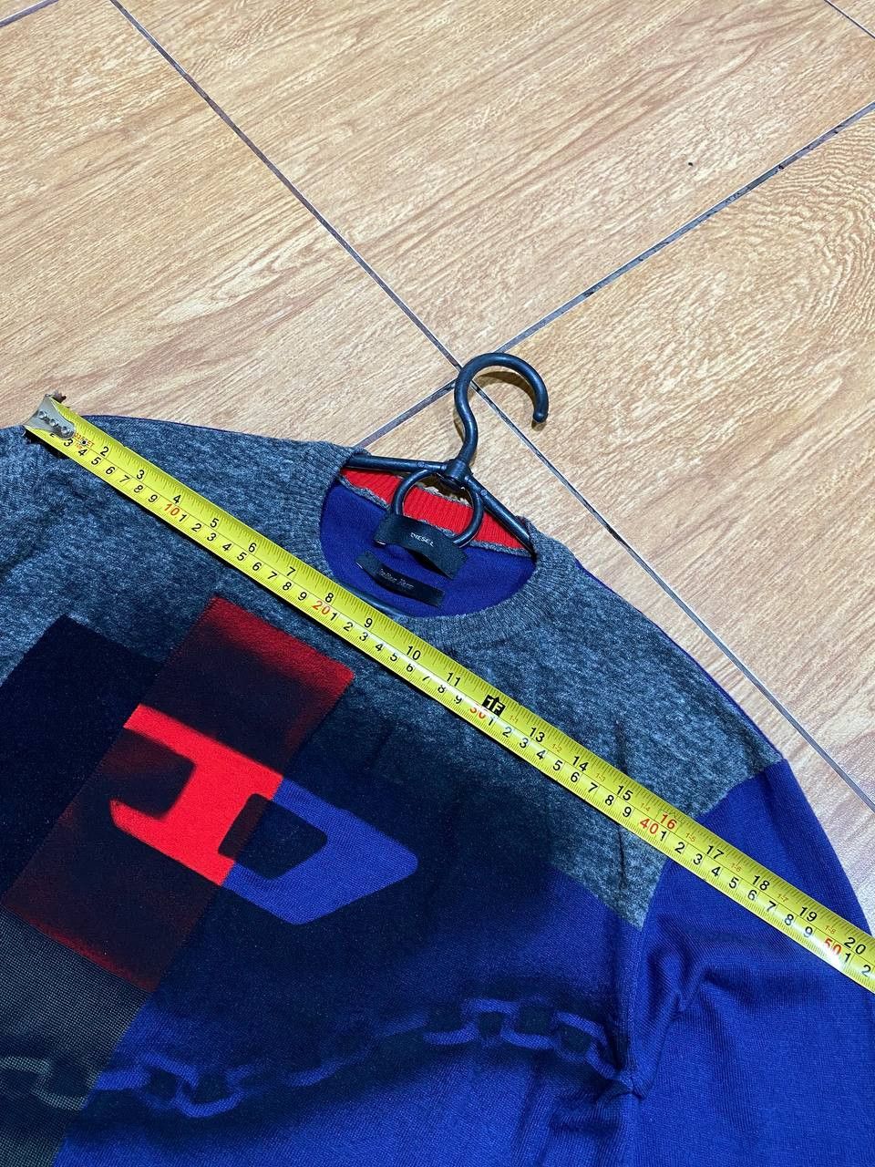 Diesel Streetwear Sweatshirt big print DIESEL Y2K Vintage Size US M / EU 48-50 / 2 - 14 Thumbnail