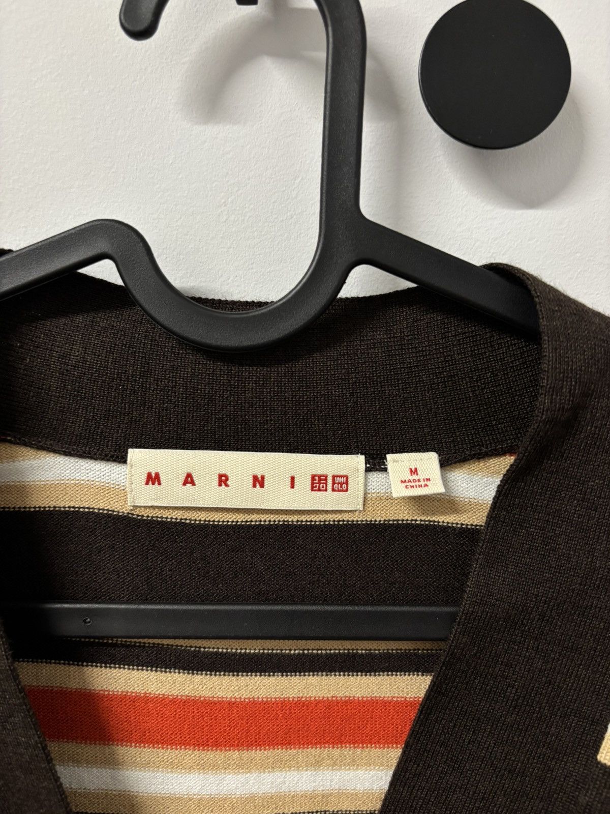 Marni Marni x uniqlo striped cardigan oversize japan fashion Size US L / EU 52-54 / 3 - 3 Thumbnail