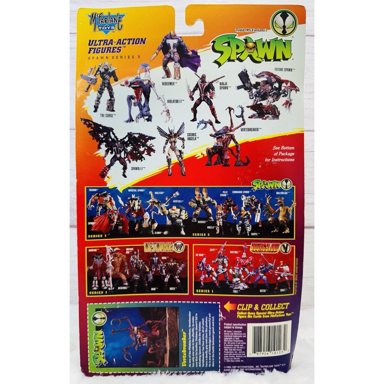 Other McFarlane Toys: SPAWN "VERTEBREAKER" (1995) Ultra Action Fig Size ONE SIZE - 10 Thumbnail