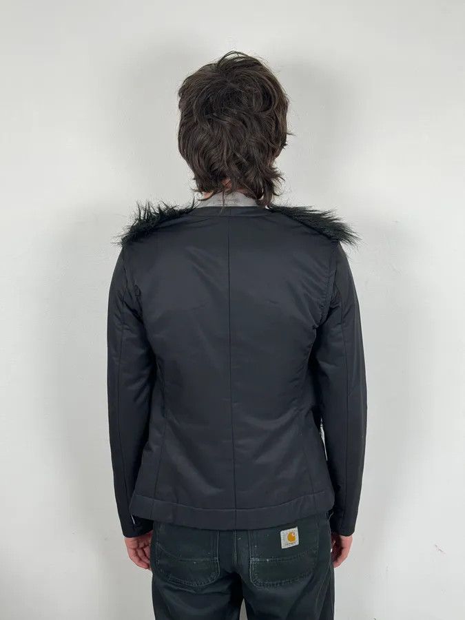 Gianfranco Ferre 2000s Gianfranco Ferré Black Faux Fur Zip-up Jacket Size US M / EU 48-50 / 2 - 3 Thumbnail