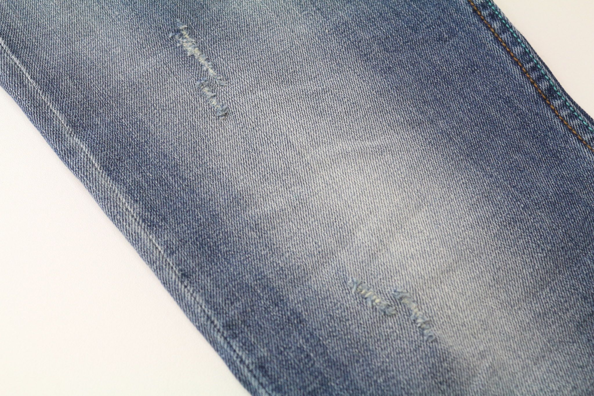 Takeshy Kurosawa TK75 W30 Blue Slim Distressed Stretch Jeans 75907 Size US 30 / EU 46 - 9 Thumbnail