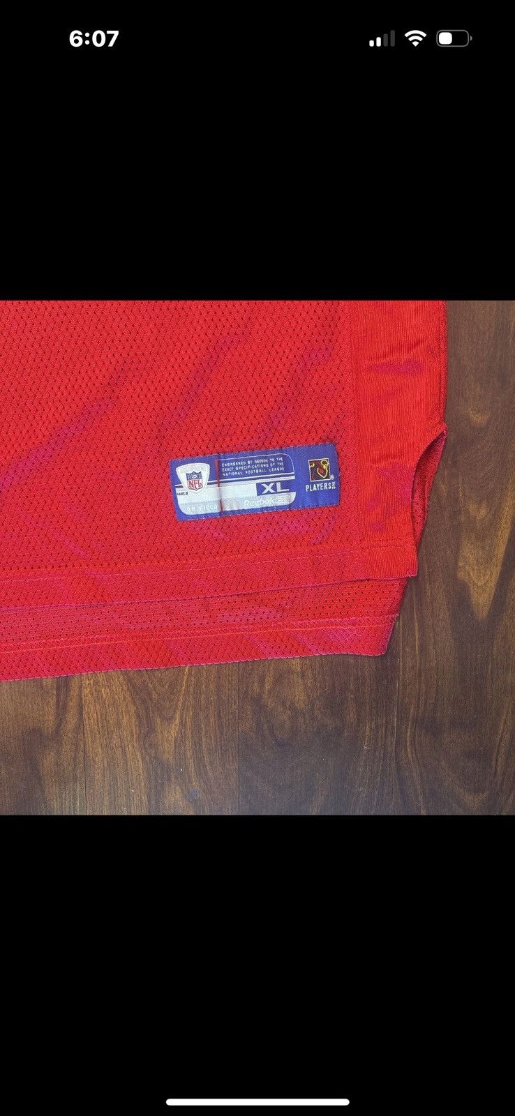 Reebok Reebok Priest Holmes Kansas City Chiefs #31 NFL Jersey Size US XL / EU 56 / 4 - 4 Thumbnail