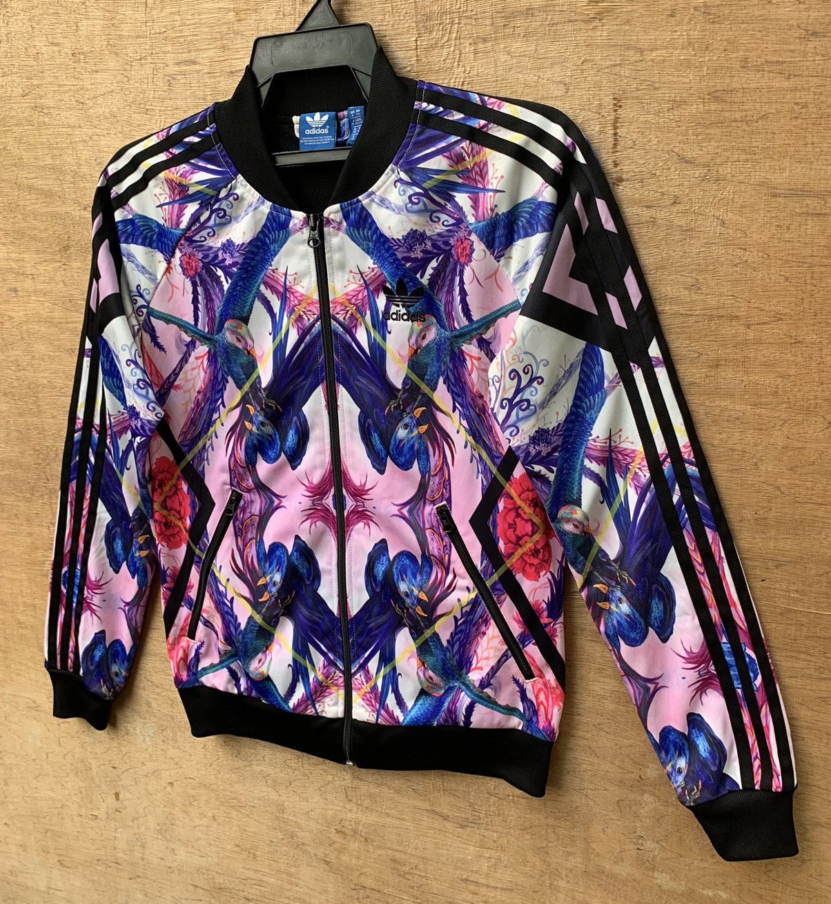 Adidas Adidas Floral Phoenix Full Print Track Jacket Size S / US 4 / IT 40 - 5 Thumbnail