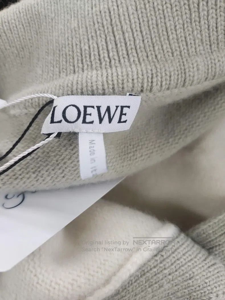 Loewe Loewe Pocket Embroidered Logo Patchwork Wool Top Size XS / US 0-2 / IT 36-38 - 4 Thumbnail