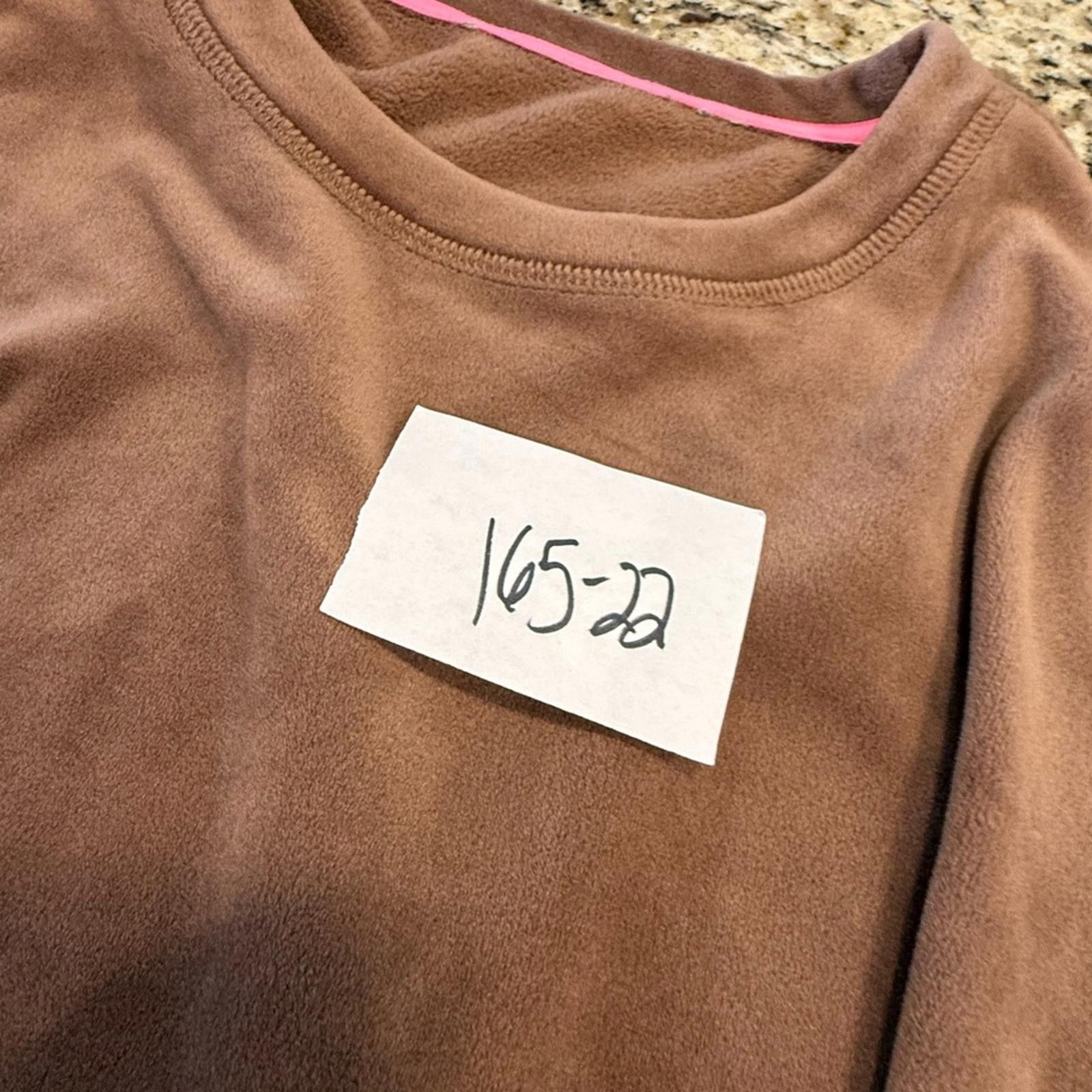 Other Brown velour sweatshirt kangaroo pocket SZ L/XL Size M / US 6-8 / IT 42-44 - 11 Thumbnail