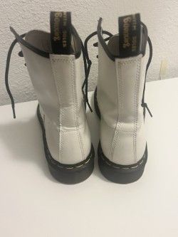 Dr. Martens white doc marten boots Size US 9 / IT 39 - 2 Thumbnail