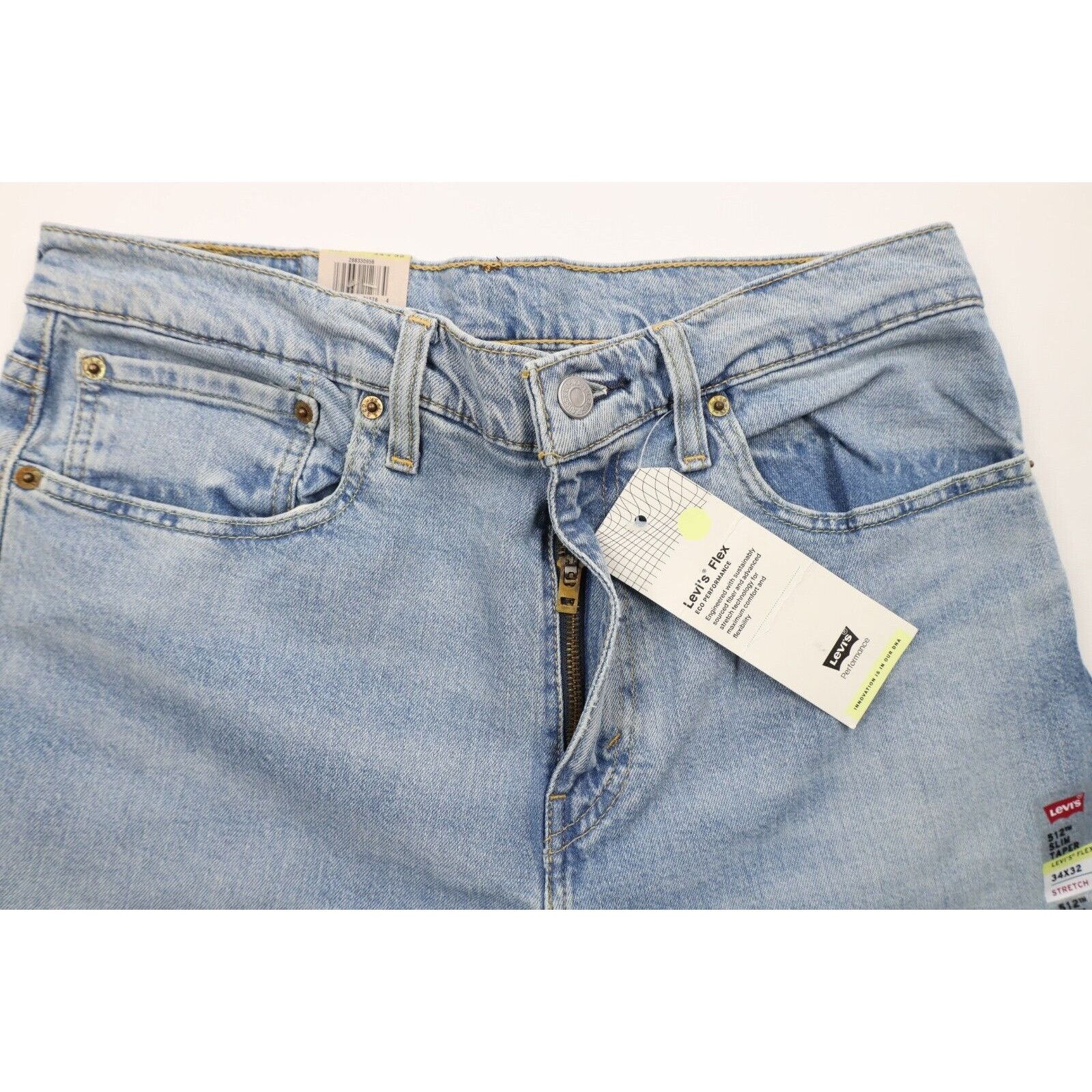Levi's New Levis 512 Slim Fit Tapered Leg Stretch Denim Jeans Size US 34 / EU 50 - 5 Thumbnail