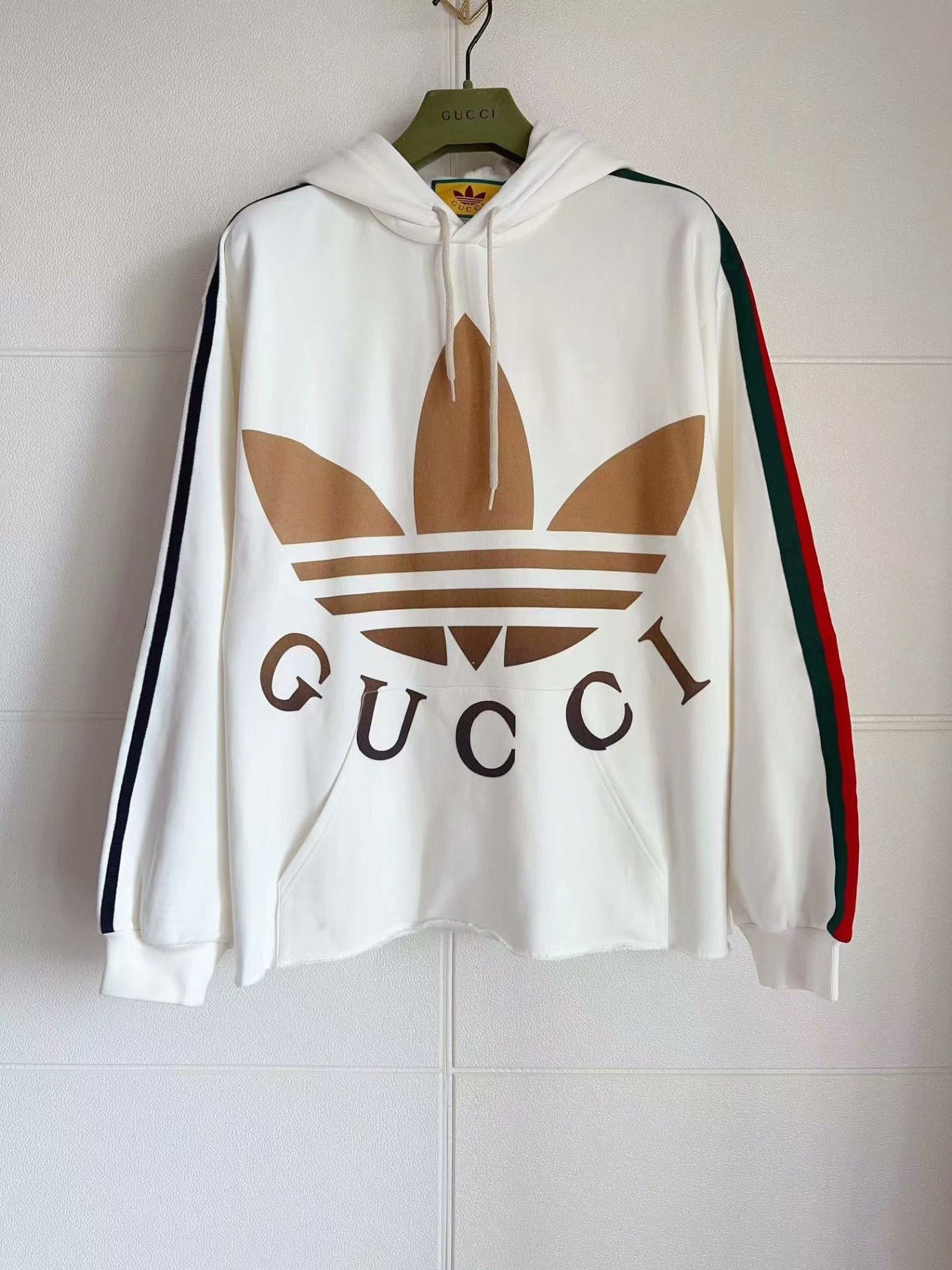 Gucci Gucci x Adidas Collaborative Hoodie Size US S / EU 44-46 / 1 - 1 Thumbnail
