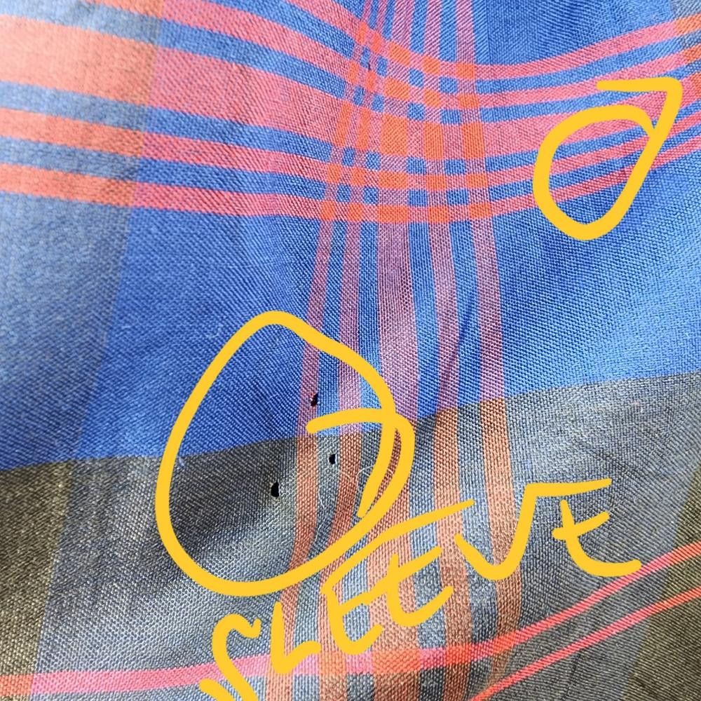 Designer Ricki Freeman for Teri Jon. Vintage Plaid Dress. Size: M Size M / US 6-8 / IT 42-44 - 6 Thumbnail