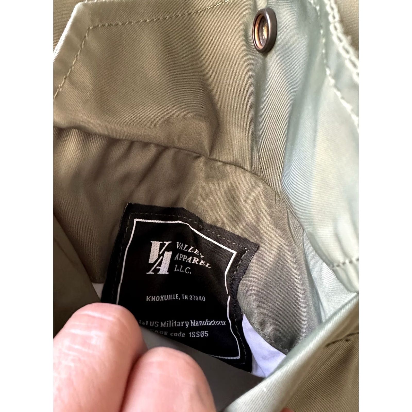 Vintage Valley Apparel CWU 36/P Flyers Jacket Mens XL Green Aramid Nomex Flight Bomber Jacket with Pockets Size US XL / EU 56 / 4 - 6 Thumbnail