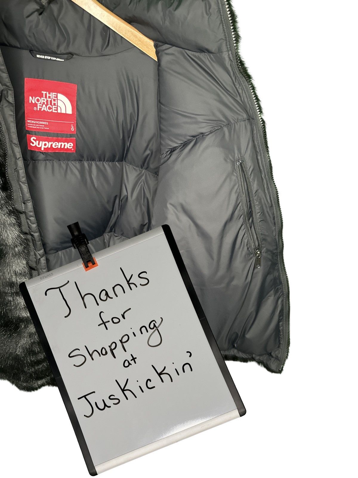 Supreme × The North Face Supreme x TNF Nuptse Faux Fur - Black FW 20 Size US L / EU 52-54 / 3 - 4 Thumbnail