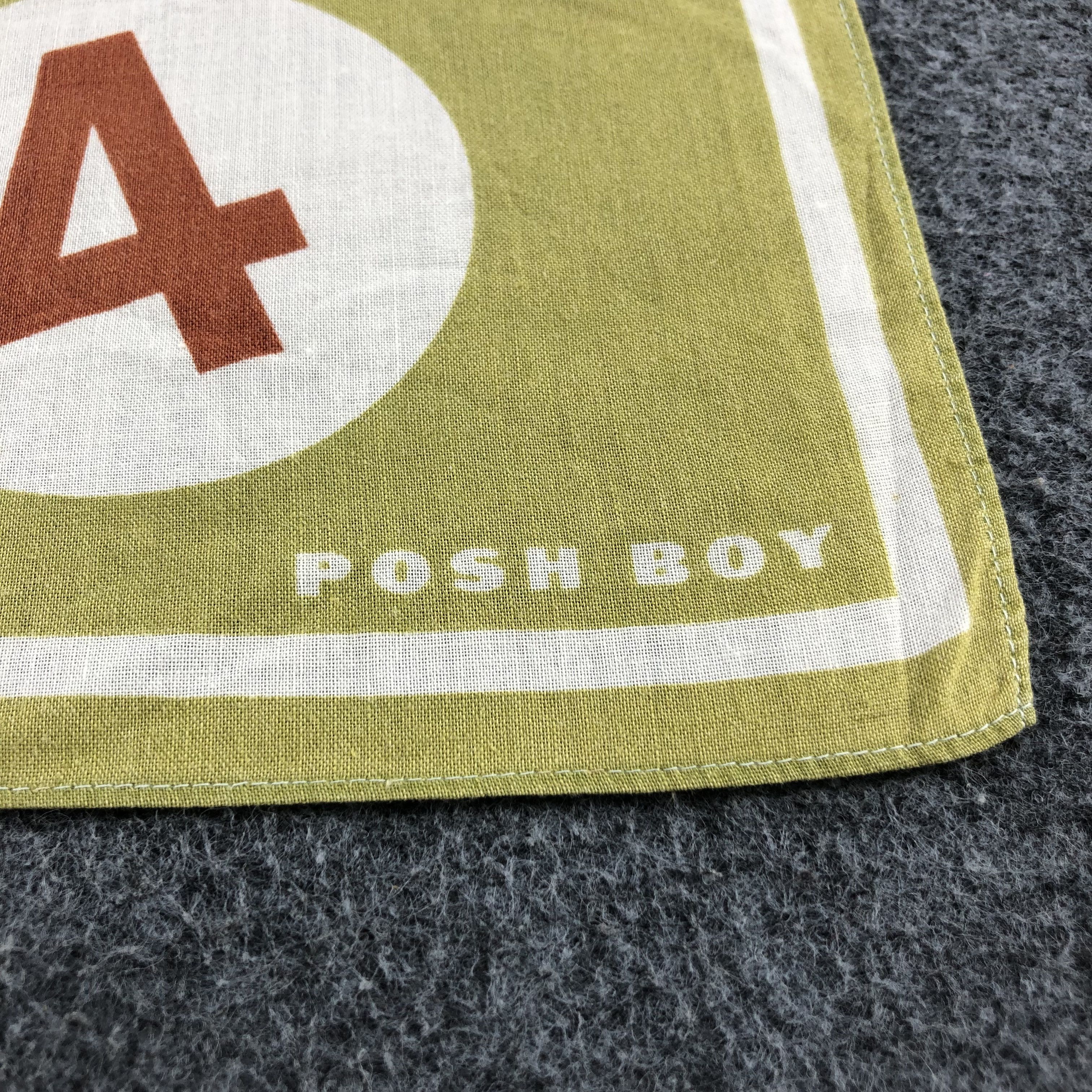 Vintage Poshboy Handkerchief Neckerchief Bandana H1402 Size ONE SIZE - 3 Thumbnail